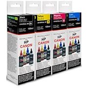 Чернила Revcol для Canon, Hp, универсальные, 4 цвета фото