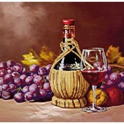 Схема для вышики бисером Виноградное вино фото