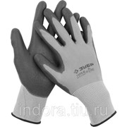 Перчатки ЗУБР МАСТЕР для точных работ с полиуретановым покрытием, размер M (8)