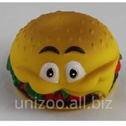 Игрушка для собак Гамбургер-улыбка 8х5,5 см фото