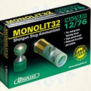 Патр.(12х76)-пуля “MONOLIT“ (32г) (DDUPLEKS) фото