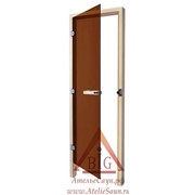Дверь для бани Sawo 730-3SGDL (7х19, бронза, левая, без порога, кедр) фотография