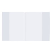 Обложка ПП для тетради и дневника ПИФАГОР, прозрачная, 35 мкм, 210х350 мм, 225182 фотография