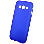 Чехол силиконовый матовый для Samsung Galaxy E5 синий фотография