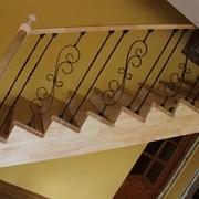Деревянные лестницы из сосны, лиственницы, дуба фото