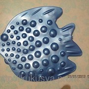 Рыбка ОРТО Камбала синяя. Мини-коврики в ванную фотография