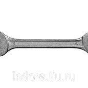 Ключ рожковый гаечный СИБИН, белый цинк, 19х22мм Арт: 27014-19-22 фото