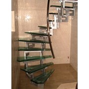 Лестницы стеклянные фото