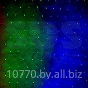Гирлянда-сеть светодиодная 3х0,5м, свечение с динамикой, поперечными волнами, прозрачный провод, мульти(10 цветов) диоды NEON-NIGHT фотография