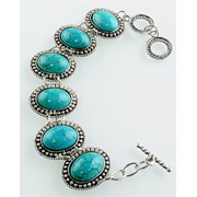 024272 Браслет Бирюза 17 см. фото