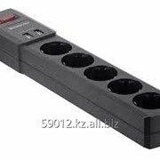 Сетевой фильтр Defender DFS 453 5 розеток - 3 м защита от ВЧ и импульсных помех - USB зарядка фотография