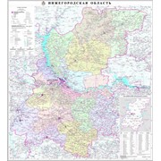 Карта Нижегородской области фото