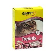 Gimpet: витамины Topinis 180 шт , мышки творог + таурин для кошек фотография