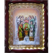 Собор Архангела Михаила - Бесподобная Писаная Икона В Шикарном Киоте Код товара: ОГр-31