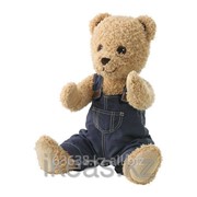 Мягкая игрушка в одежде, медведь БРУММА фотография