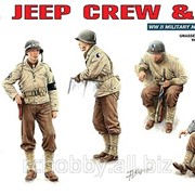 Модель Miniart 1/35 U.S. Jeep Crew and MP фото