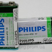 Батарейка Philips 9V 6F22 КРОНА