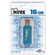 Флешка 16Гб USB 2.0 - Mirex - Elf Blue - синий фото