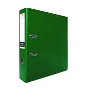 Папка-регистратор 50 мм, PVC, зеленая, без метал. окант, (INDEX)