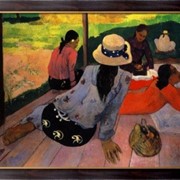 Картина Сиеста, 1894 , Гоген, Поль фото