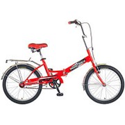 Велосипед складной Novatrack 20“ FS30 137224, красный фотография