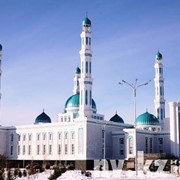 Монтаж фасадов из сфб мечеть в Караганде фотография
