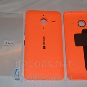 Крышка задняя оранжевая для Microsoft Lumia 640 XL + ПЛЕНКА В ПОДАРОК 3126