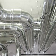 Теплоізоляція трубопроводів, окожушка фото