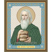 Рисунок на ткани для вышивания бисером “Преподобный Прохор Чудотворец“ VIA4112 фото
