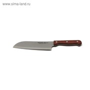 Нож Сантоку Atlantis, цвет коричневый, 19 см