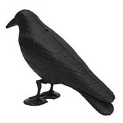 Черная ворона-приманка Реалистичный птичий голубь Детер отпугиватель Пугало Мыши-вредители