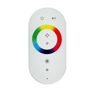 Контроллер Ecola, для RGB ленты, 12 В, 216 Вт, 18 А, белый сенсорный радиопульт фото