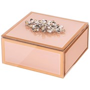 ШКАТУЛКА КОЛЛЕКЦИЯ BROOCH ЦВЕТ:БЕЖЕВЫЙ 12*12*8 СМ фото