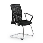 Кресло компьютерное Halmar VIRE SKID (черный) фото