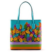 Голубая женская сумка-шоппер Cromia фото