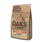 OAKS FARM Корм OAKS FARM беззерновой, для взрослых кошек от 1 года, с белой рыбой (400 г) фото
