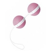 Нежно-розовые вагинальные шарики Joyballs Bicolored фото