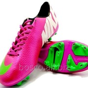 Футбольные бутсы Nike Mercurial FG Pink фото
