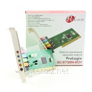 Звуковая карта ProLogix SC-8738N-6CN 6ch PCI RETAIL, код 60738