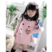Одежда детская 2013 Korea fashion baby girls dress cute pink color 3 - 8 years children&#39-s princess dress on sale kid&#39-s dress free shipping, код 1071646520 фото