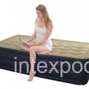 Односпальная надувная кровать Plush Bed INTEX 67906 фотография