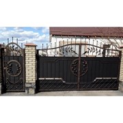 Изготовление кованых ворот фото