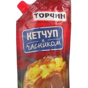 Кетчуп Торчин с чесноком 300г фотография
