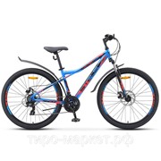 Велосипед Stels Navigator-710, V020, 27.5“ MD (16“ Синий/черный/красный) фотография