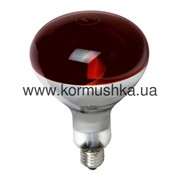 Лампа инфракрасная IR R125 красная (175 W) фотография