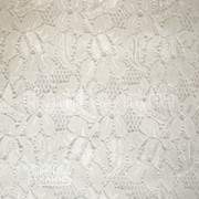 Ткань Гипюр на атласе ( белый ) 2863 фотография