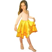 Аксессуар для праздника Волшебный мир Юбка танцевальная желтая детская, 104-134 см
