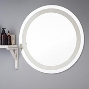 Зеркало круглое, D 65 см с 2 пластинами, с пескоструйной графикой фото