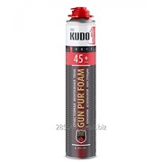 Пена полиуретановая монтажная профессиональная огнестойкая KUDO PROFF 45 + FIRE PROFF CONTROL SYSTEM