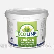 Краска ECOLINE акриловая моющаяся 14,0 кг фото